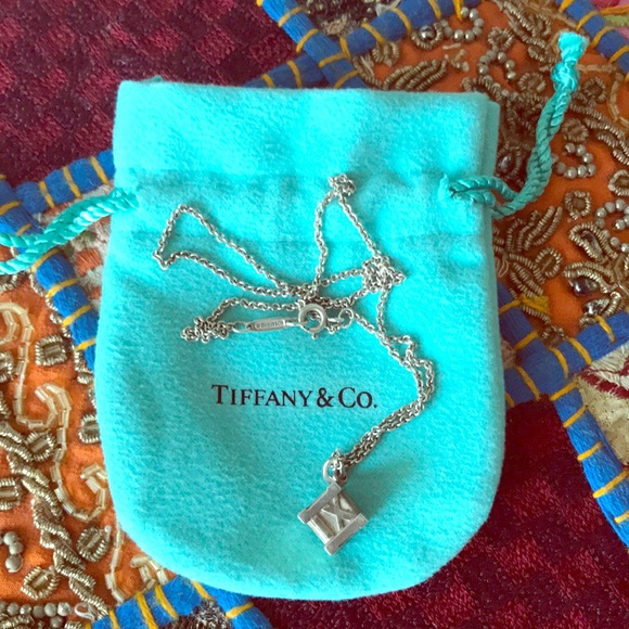 Tiffany & Co. Jewelry - Tiffany & Co. Atlas Cube necklace - like new